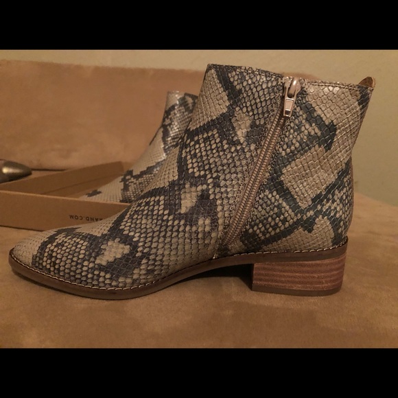 Never worn Lucky Brand Chinchilla Slither booties. - Picture 2 of 6